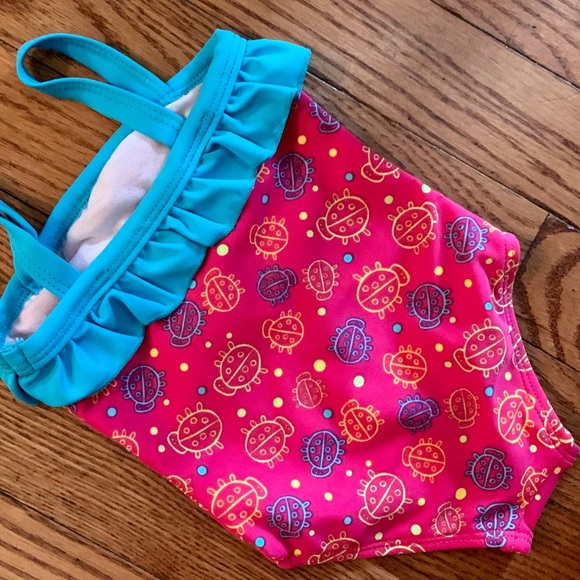 NEW ladybug baby one piece bathing suit - Picture 3 of 5